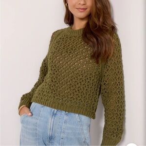 Z Supply Olive Knit Women's Sweater